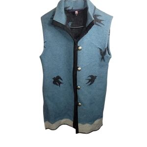 Aventura Taos New Mexico 100% Wool Vest